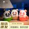 Creative panda night light Cake Kingdom Pat Light Cartoon Cute Soft light Baby sleep Silicone night light details Picture
